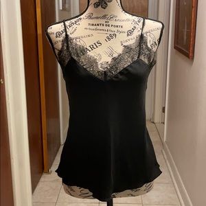 Victoria Secret Black Silk Top
